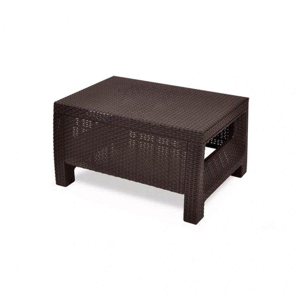 Set de mobilier de grădină Corfu max set, maro, cu perne taupe calde