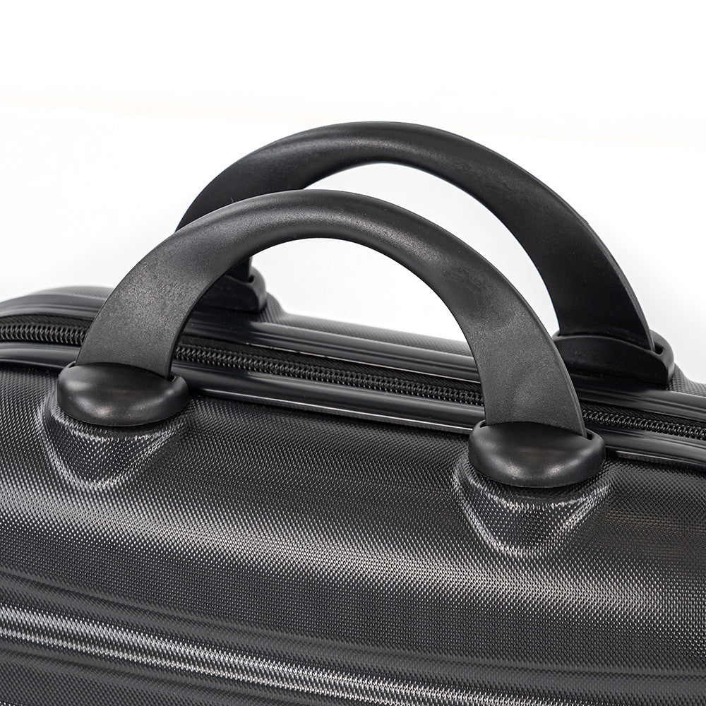 Valiză mică de mână TravelLux Max cu acoperiș rigid 28x36x16 cm neagră