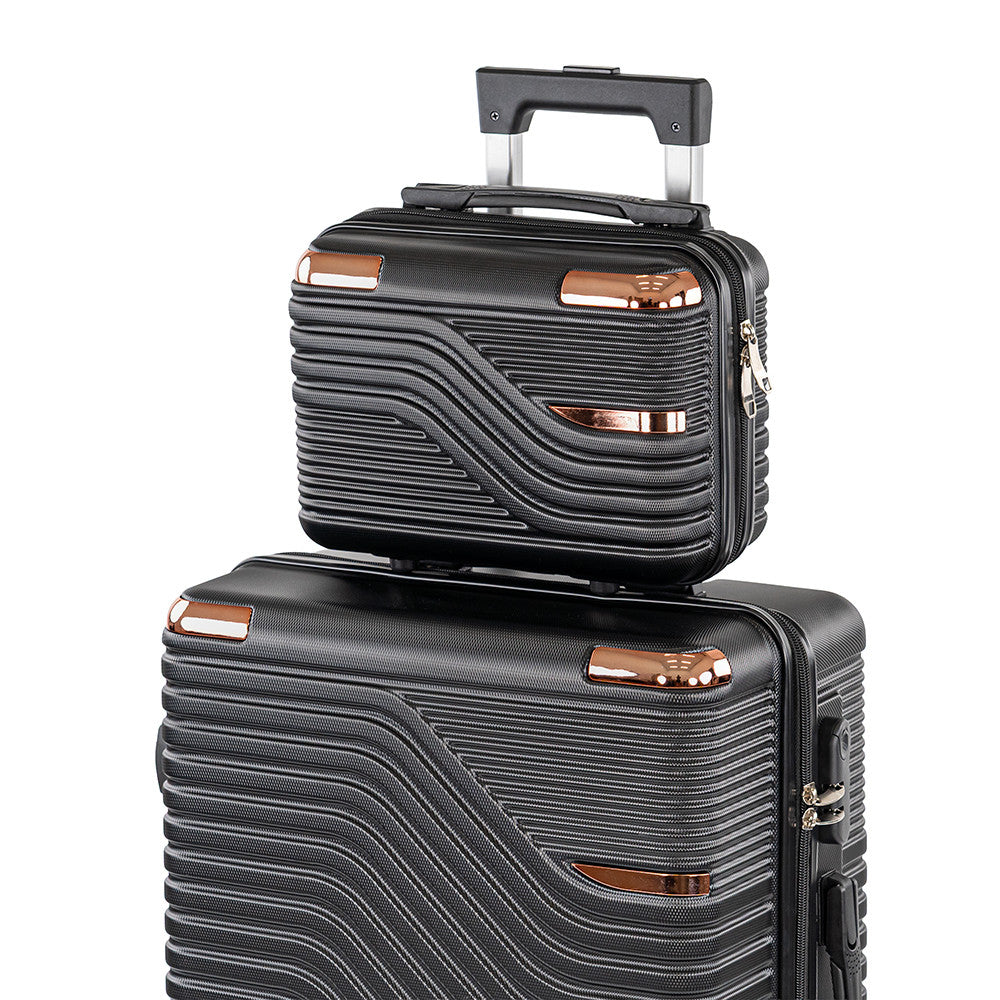 Valiză de călătorie TravelLux Urban cu copertă rigidă 23x30x14 cm neagră