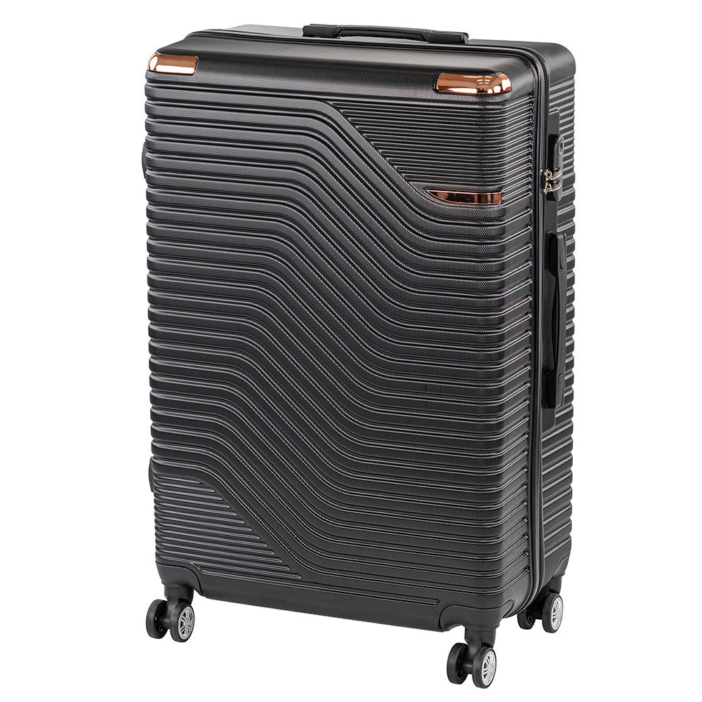 Valiză mare TravelLux Urban cu hardtop 76x50x29 cm neagră