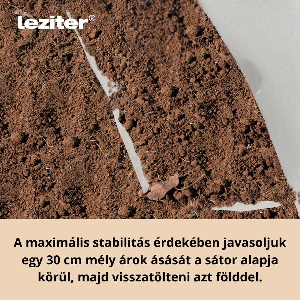 Folie pentru pat germinativ 180x140x94 cm transparentă
