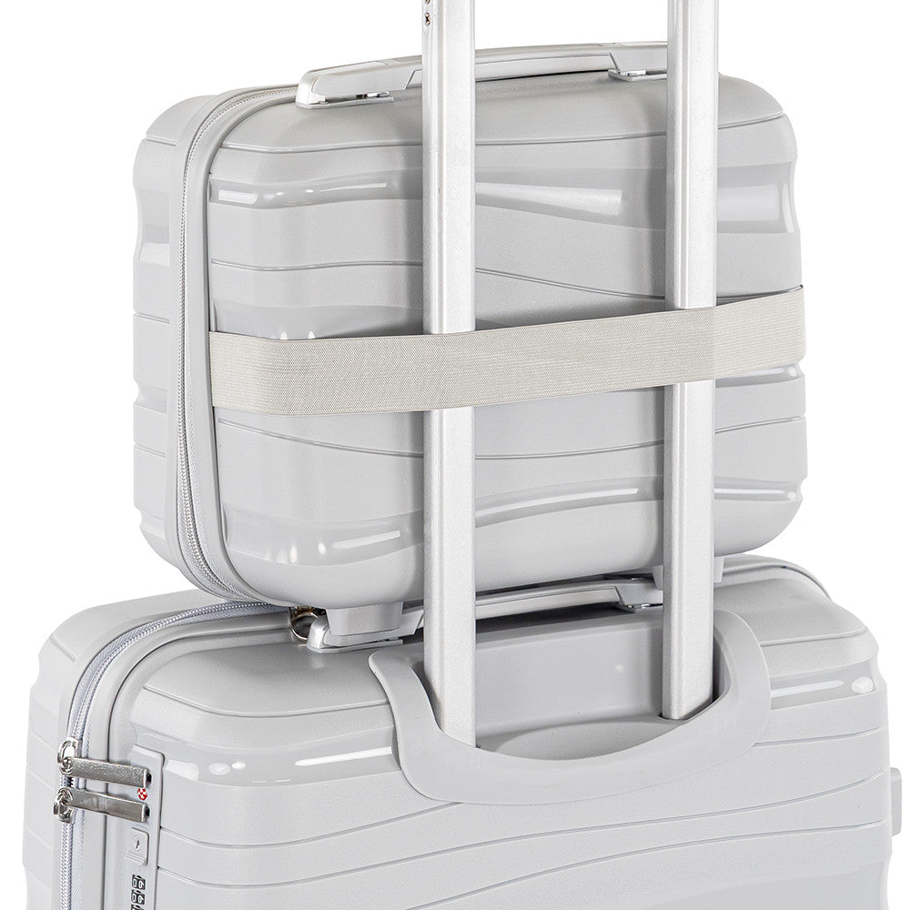 Valiză mică de mână TraveLux Voyager cu hardtop 26x31x14 cm, roz mov