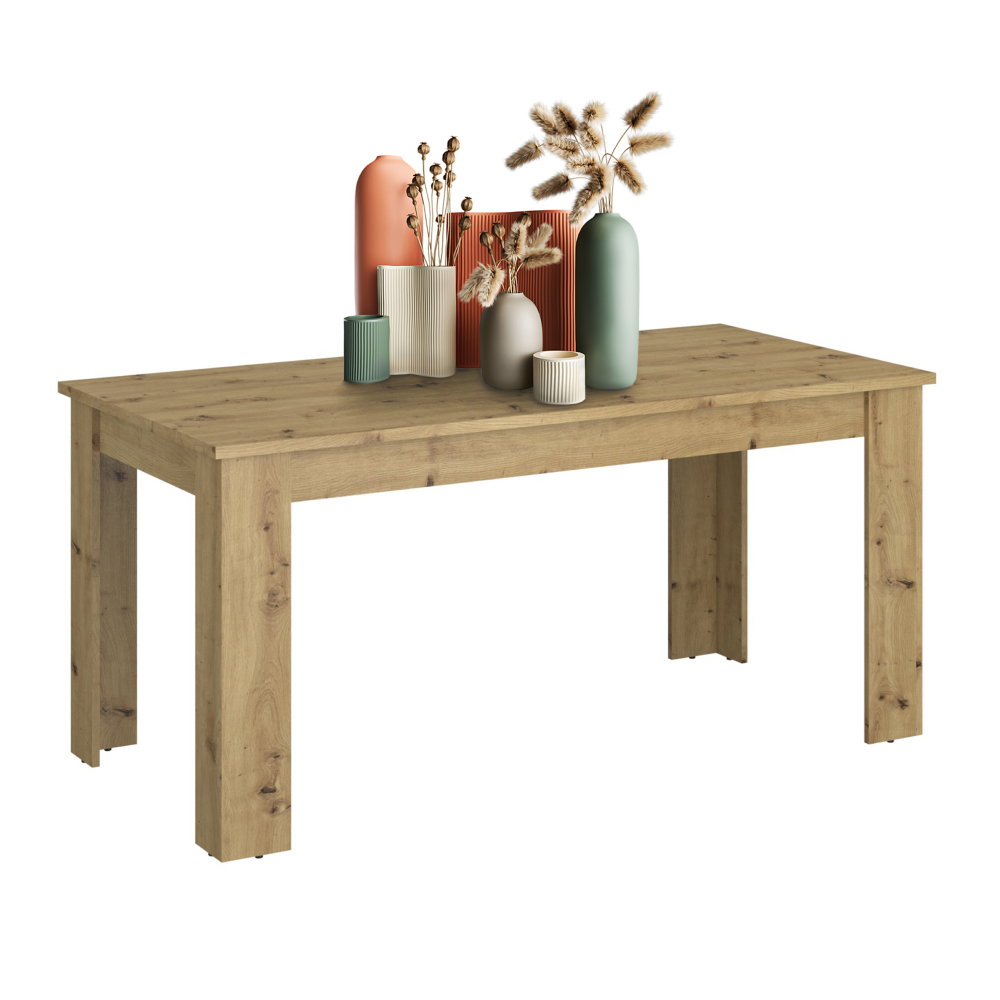 Masă dining extensibilă, stejar Artisan, 160-210x90 cm, AIRON