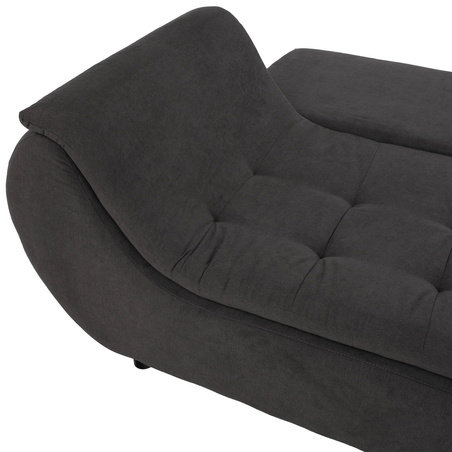 Set canapea, gri-maro /galben, material textil, dreapta, BRATO
