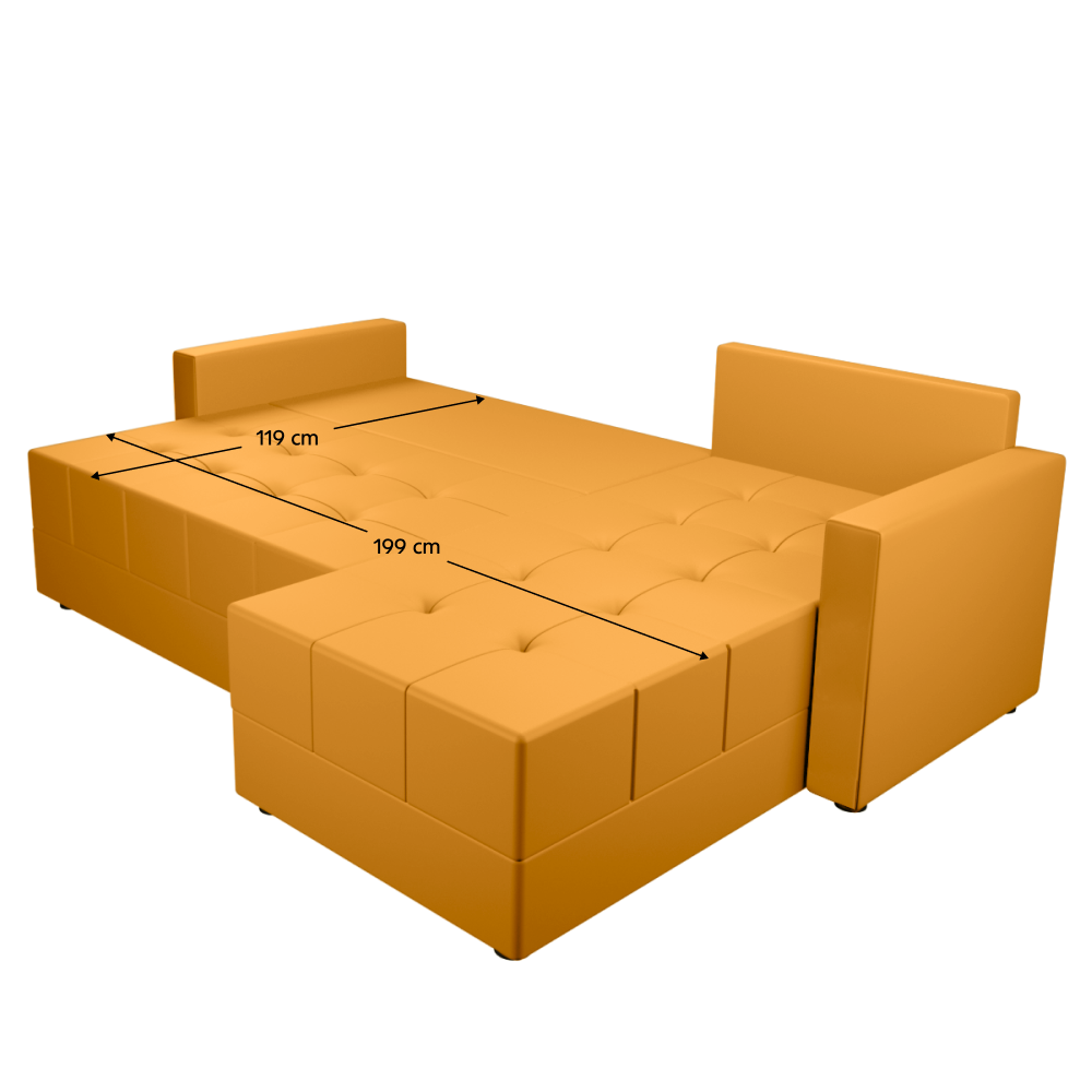 Set canapea universală, muştar, DUAN ROH