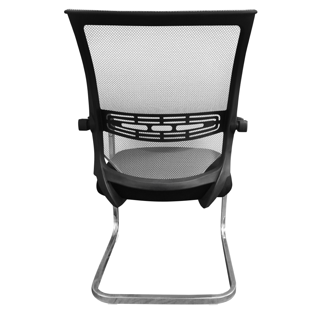 Scaun de conferinţe, negru/gri, FAJE