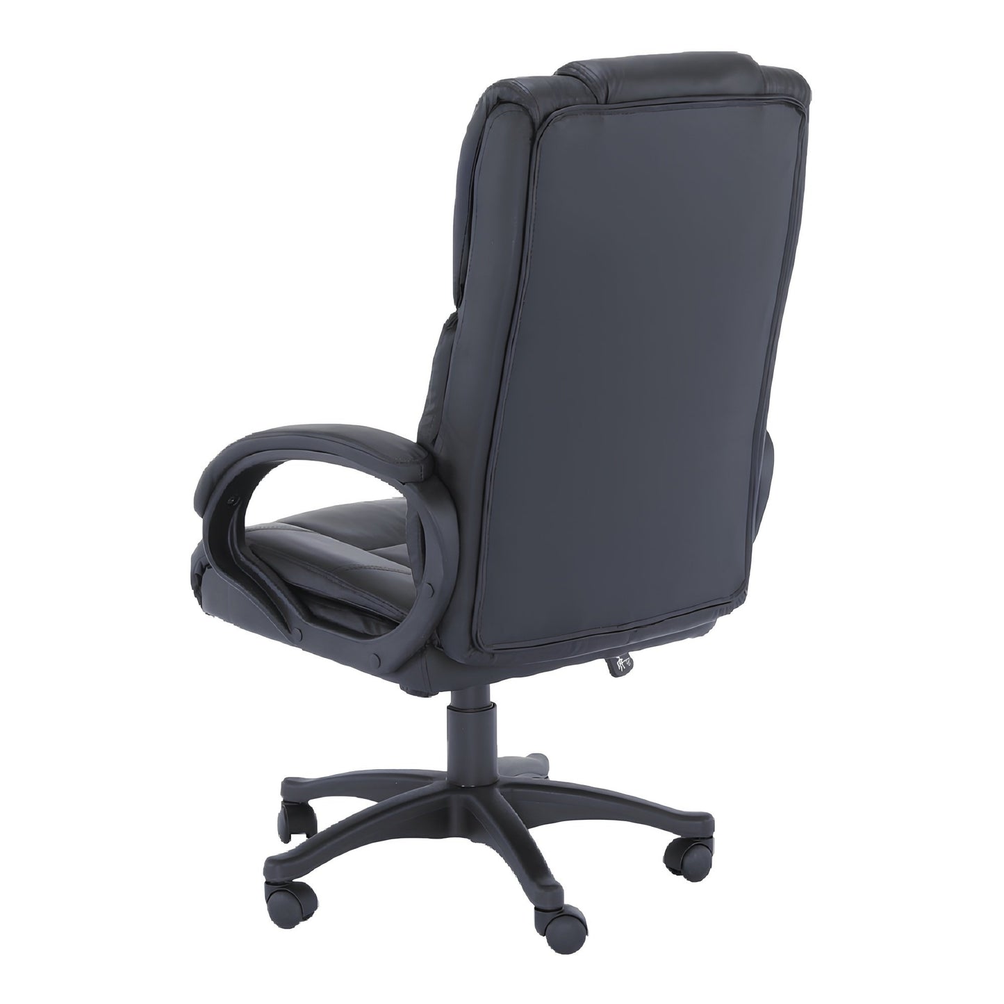 Fotoliu de birou, piele eco neagră, SIEMO NEW