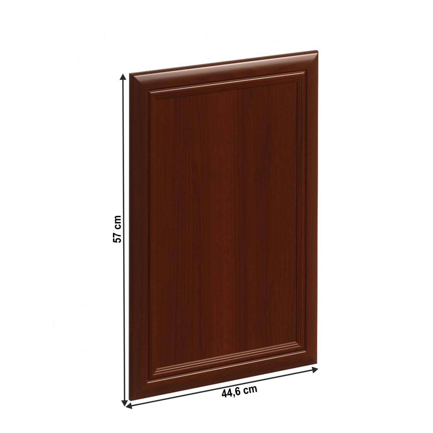 Uşă pentru maşina de spălat vase încorporată, 44,6x57, nuc Milano, SICILIA