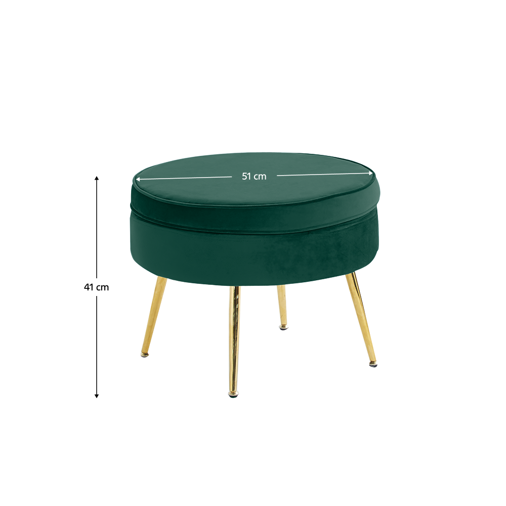 Scaun de lux, ţesătură de catifea smarald / auriu crom, Art-deco, NOBLIN TIP 1
