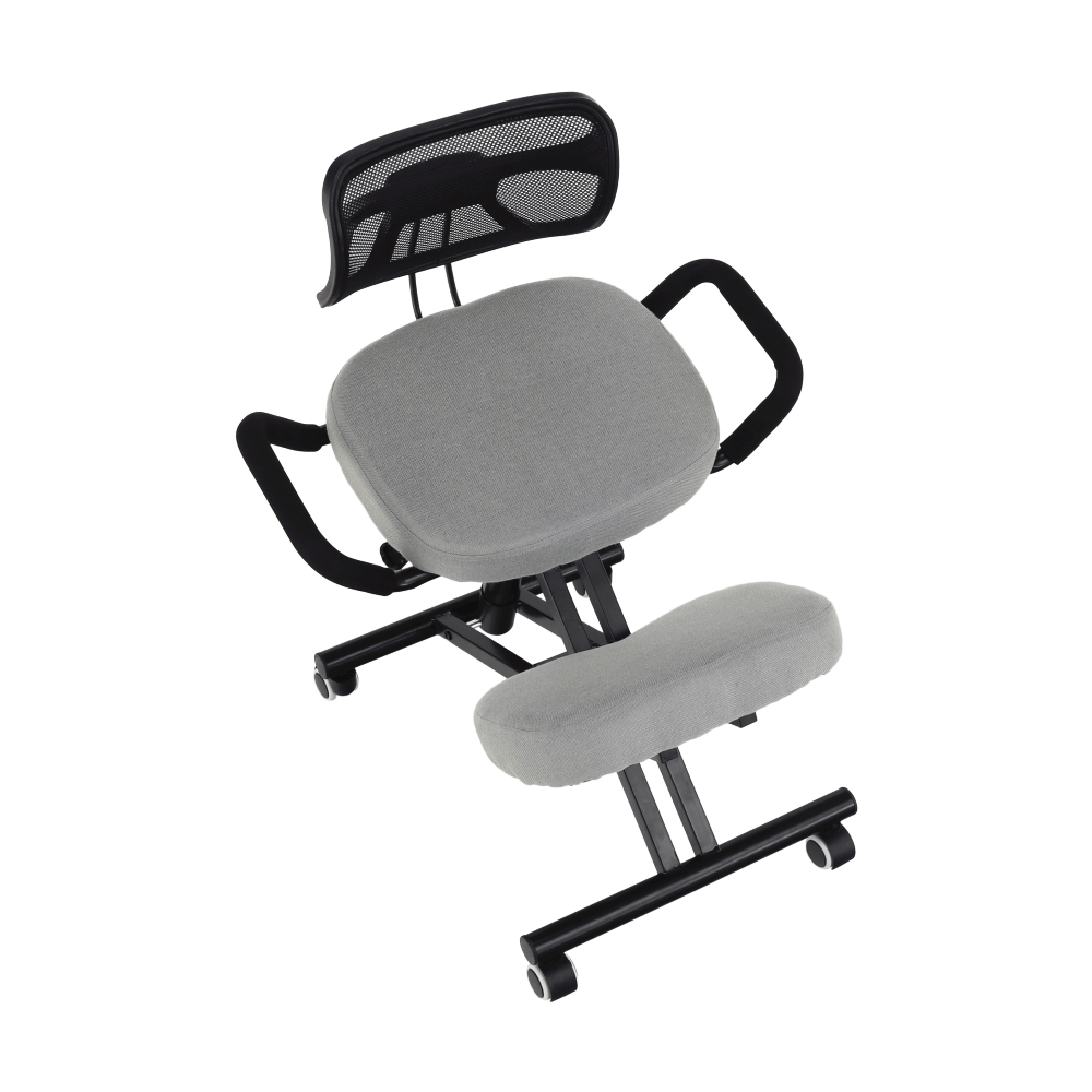 Scaun de îngenunchiere ergonomic, gri-maro Taupe / negru, RUFUS