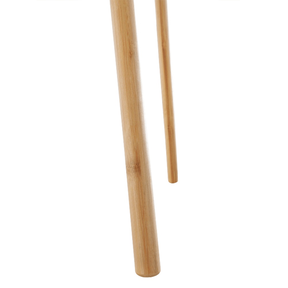 Set a două măsuţe de cafea, alb/natural, BISMAK