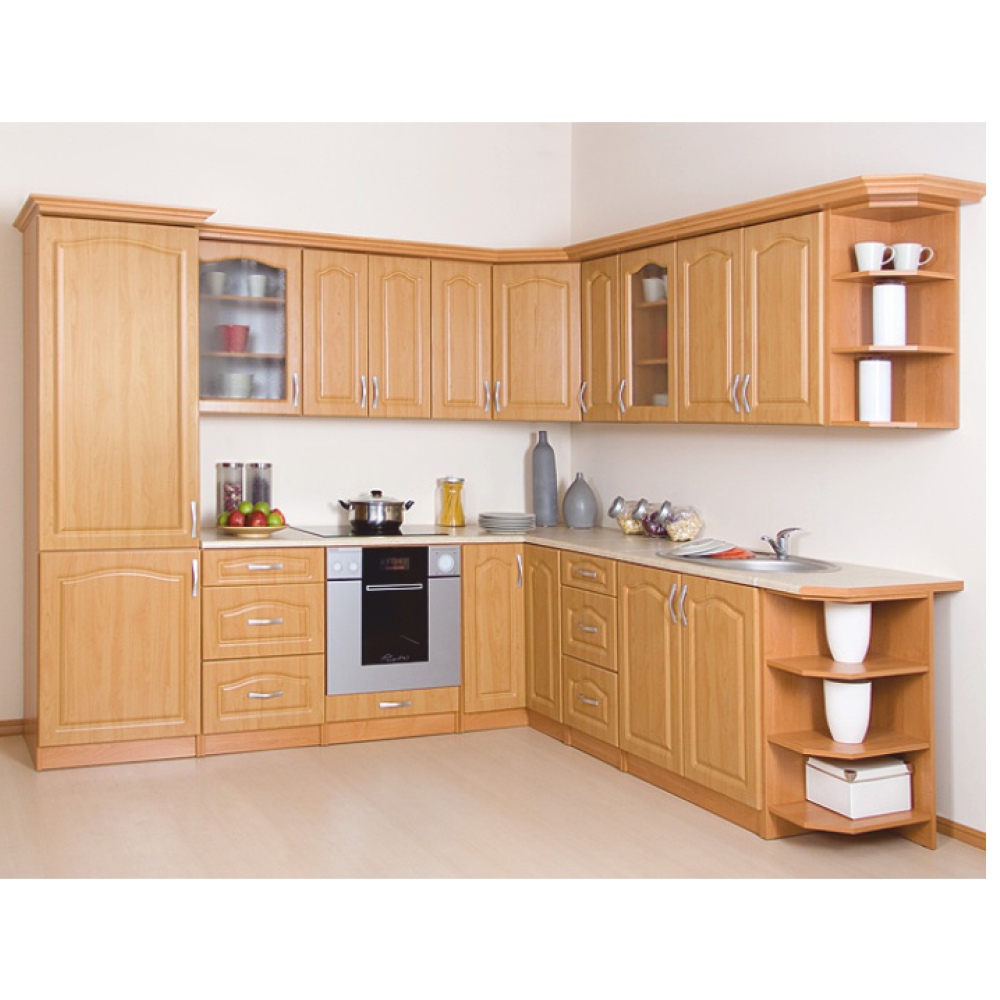 Cabinet de bucătărie, inferior, stânga, anin, LORA MDF NEW KLASIK S90/90