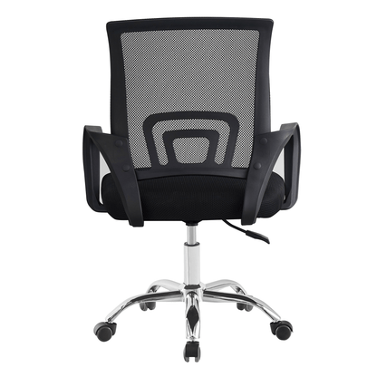 Scaun de birou, negru/ negru, DEX 4 NEW