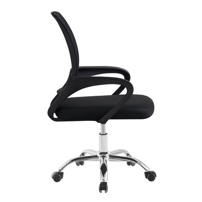 Scaun de birou, negru/ negru, DEX 4 NEW