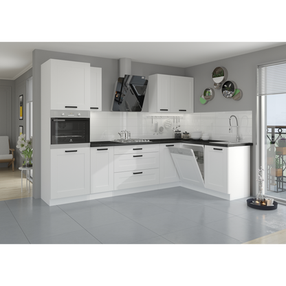 Uşă pentru maşină de spălat vase, albă, LULA ZM 713x596