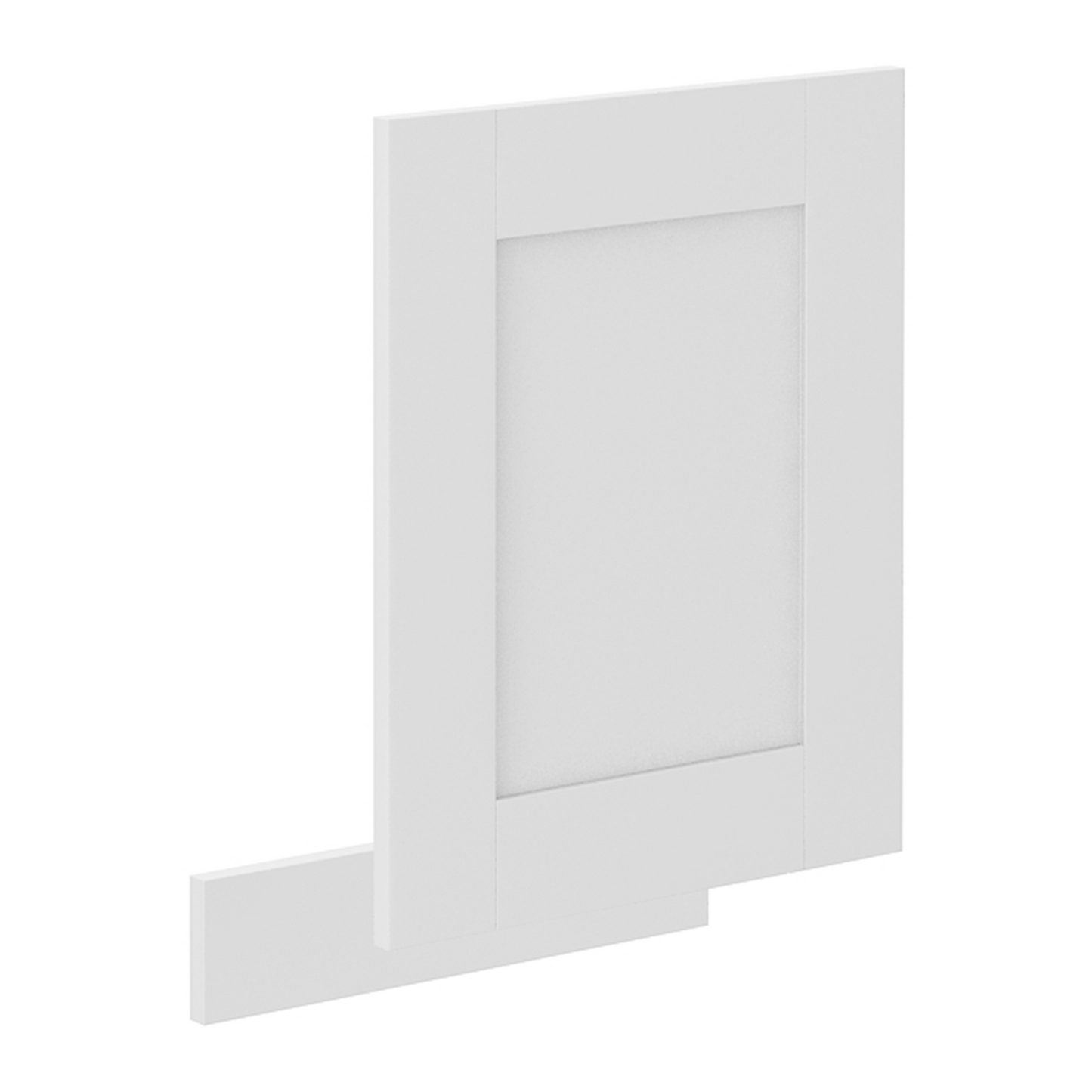 Uşă pentru maşină de spălat vase, albă, LULA ZM 570x446