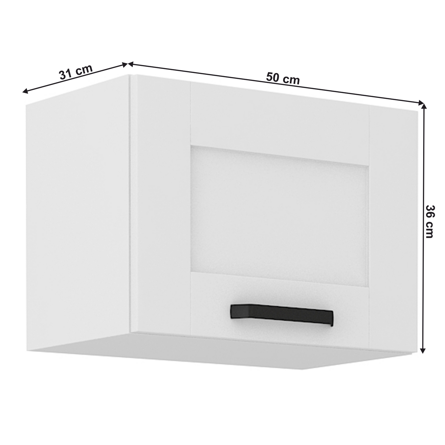 Dulap superior, alb, LULA 50 GU-36 1F