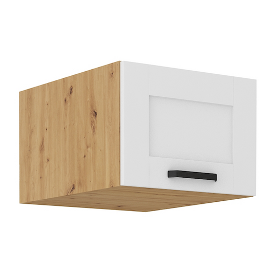 Dulap superior, alb/stejar artizan, LULA 50 NAGU-36 1F
