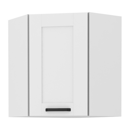 Dulap superior de colţ, alb, LULA 58x58 GN-72 1F