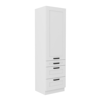 Dulap înalt, alb, LULA 60 DKS-210 3S 1F