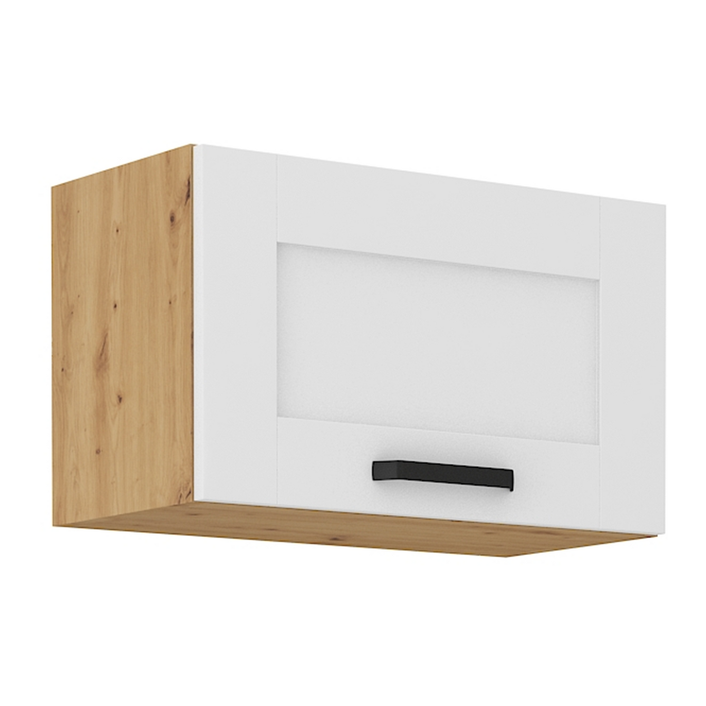 Dulap superior, alb/stejar artizan, LULA 60 GU-36 1F