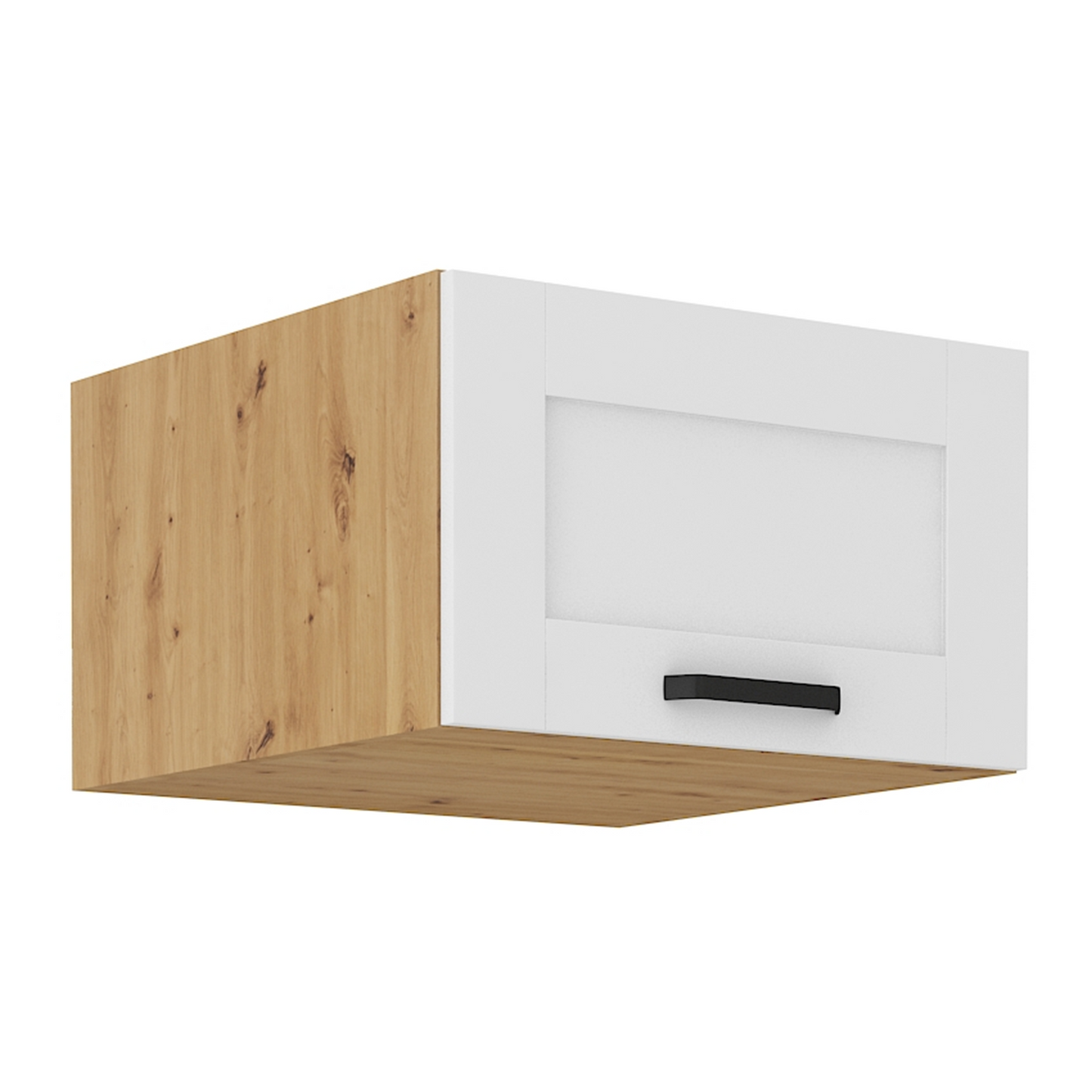 Dulap superior, alb/stejar artizan, LULA 60 NAGU-36 1F