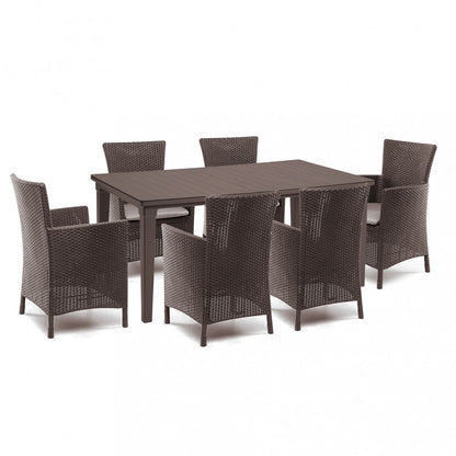 Set mobilier de grădină Futurowa 6+1 maro