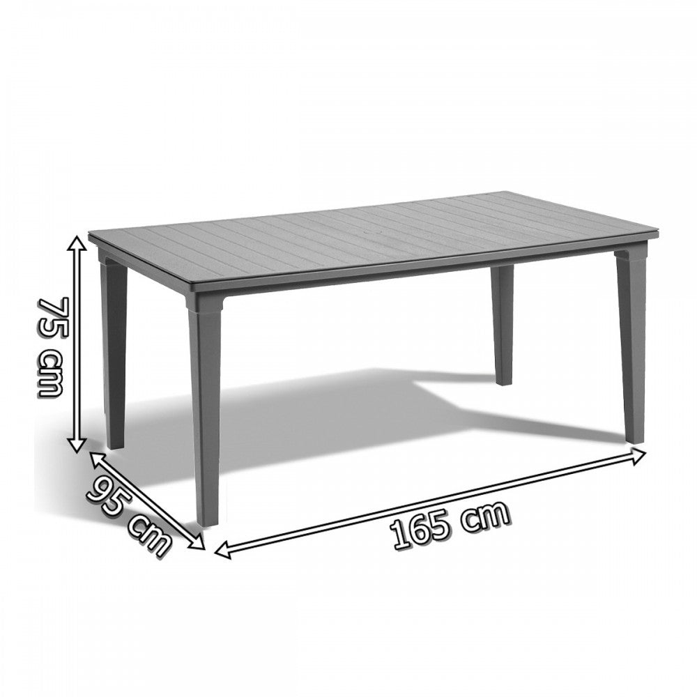 Set mobilier de grădină Futurowa 4+1, grafit