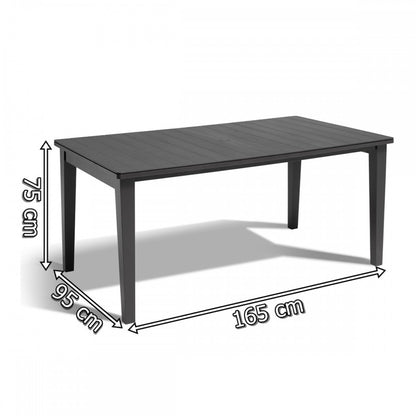 Set mobilier de grădină Futorini 4+1, grafit