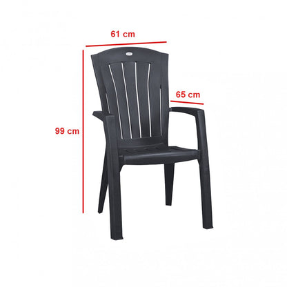 Set mobilier de grădină Futorini 6+1, grafit