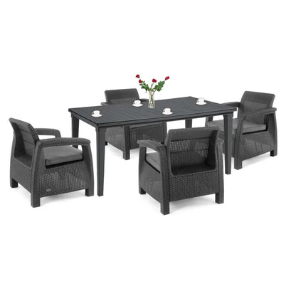 Set mobilier de grădină Corfu Duo cu masă Future grafit