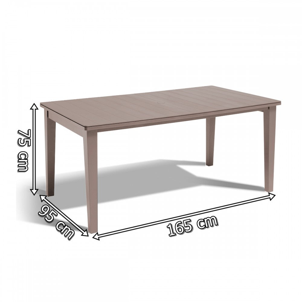 Set mobilier de grădină Futurowa 6+1 cappuccino