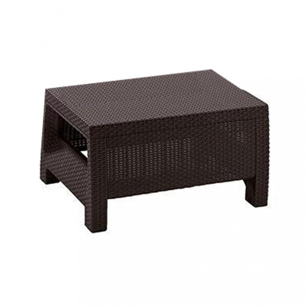 Set de mobilier de grădină Corfu, culoare maro, cu perne taupe calde