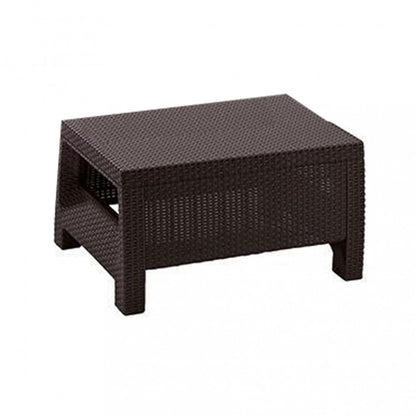 Set de mobilier de grădină Corfu, culoare maro, cu perne taupe calde