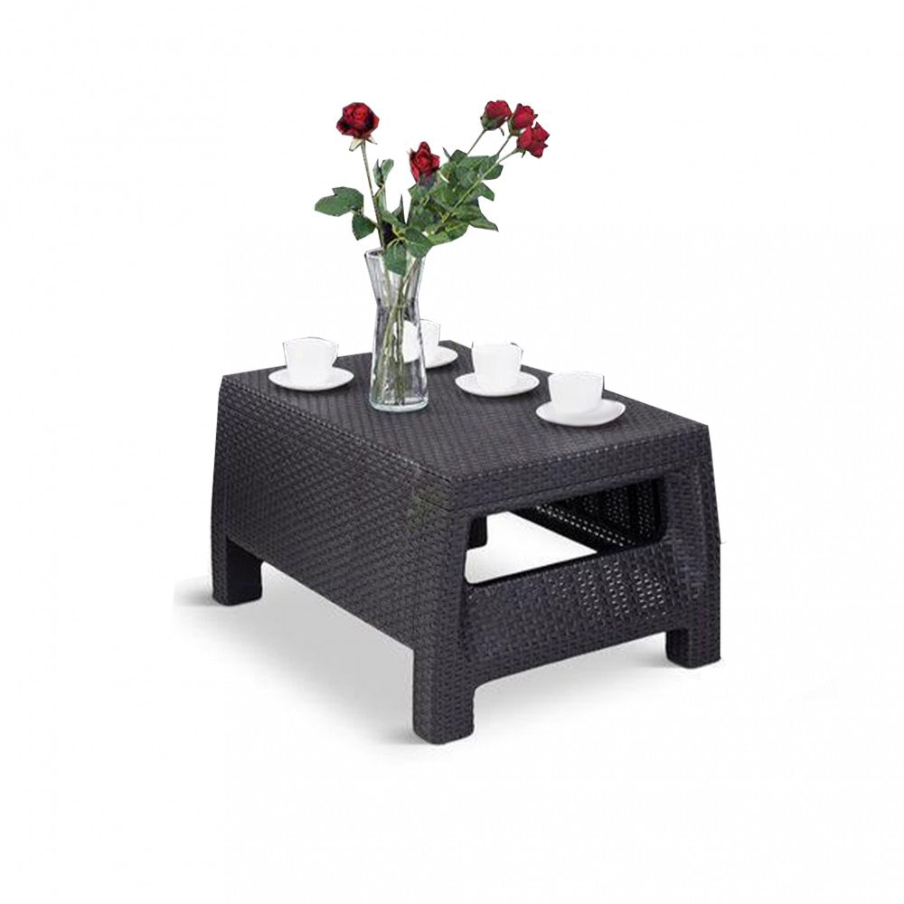 Set de mobilier de grădină Corfu max set, culoare grafit, cu perne gri deschis