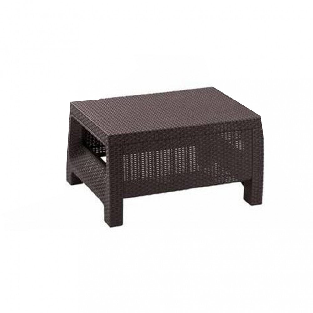 Set de mobilier de grădină Corfu Weekend Set, culoare maro, cu perne taupe calde