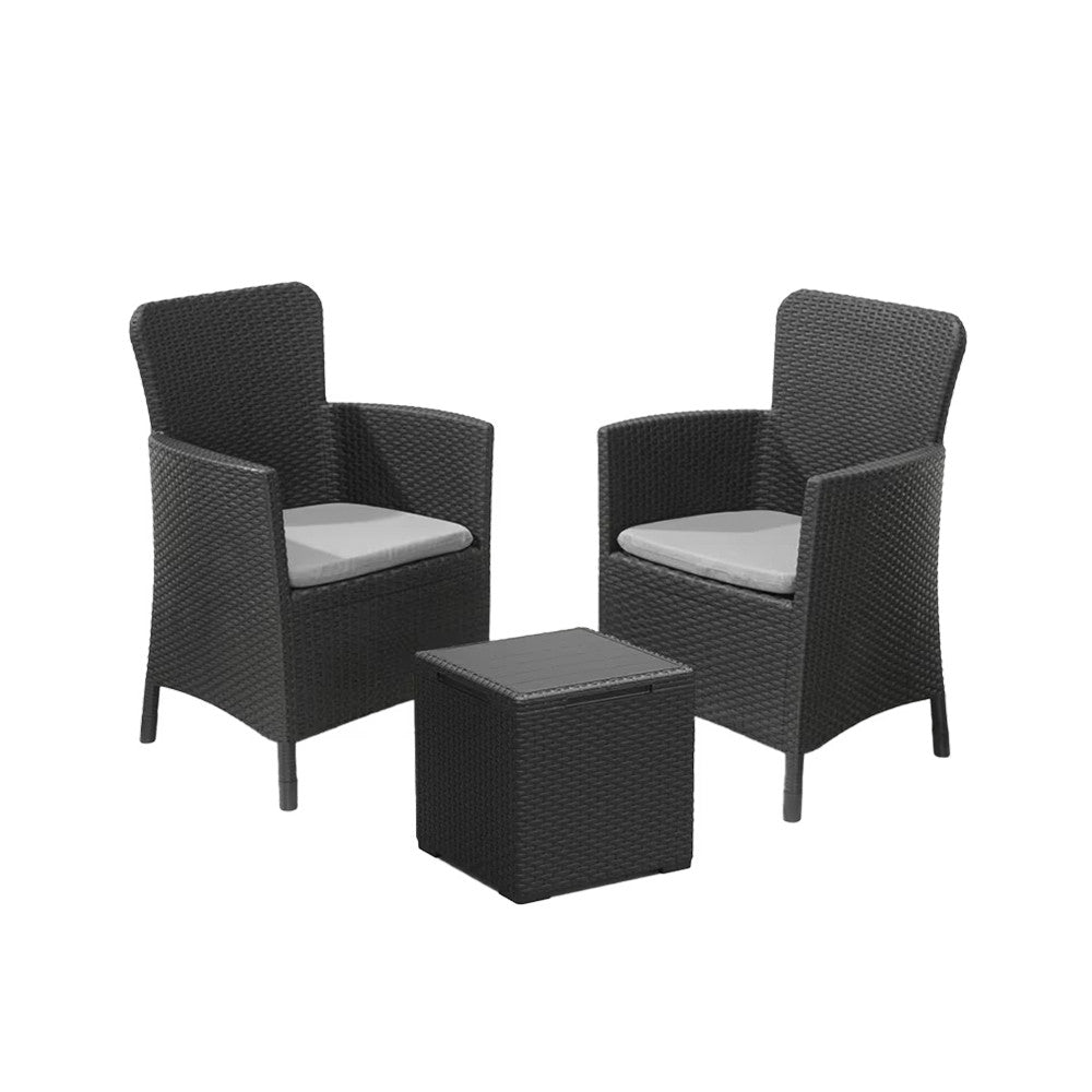 Set mobilier de grădină Miami Balcony, grafit