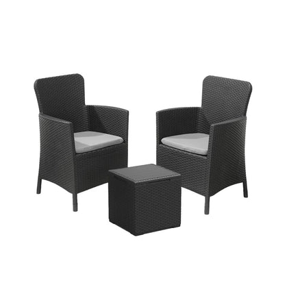 Set mobilier de grădină Miami Balcony, grafit