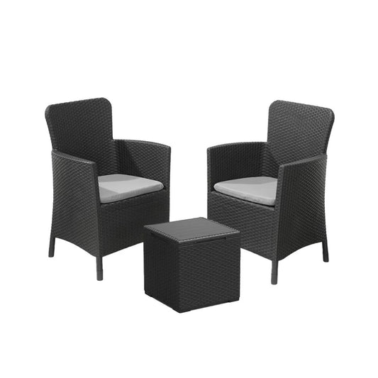 Set mobilier de grădină Miami Balcony, grafit