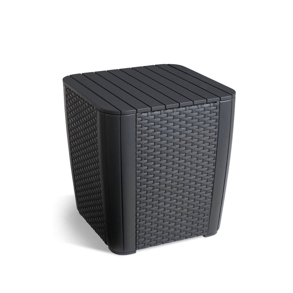 Set mobilier de grădină Iowa Balcon cu masă Luzon, grafit
