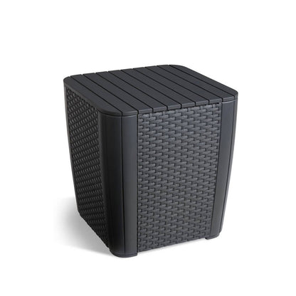 Set mobilier de grădină Iowa Balcon cu masă Luzon, grafit