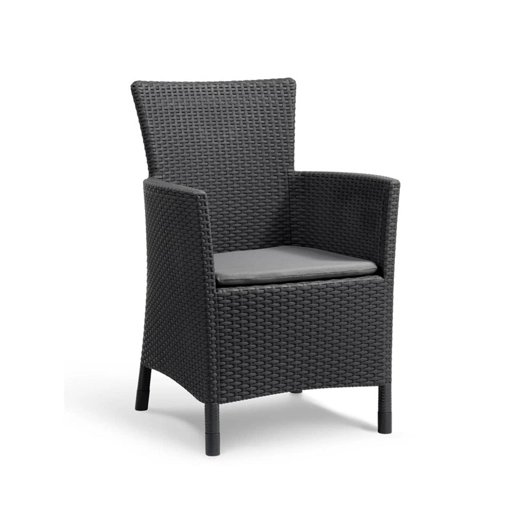 Set mobilier de grădină Iowa Balcon cu masă Luzon, grafit