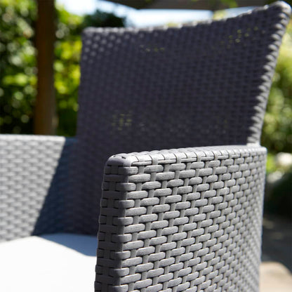 Set mobilier de grădină Iowa Balcon cu masă Luzon, grafit