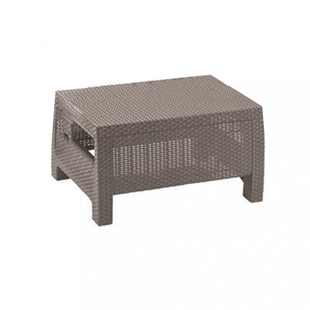 Set de mobilier de grădină Corfu Weekend, culoare cappuccino, cu pernă nisip