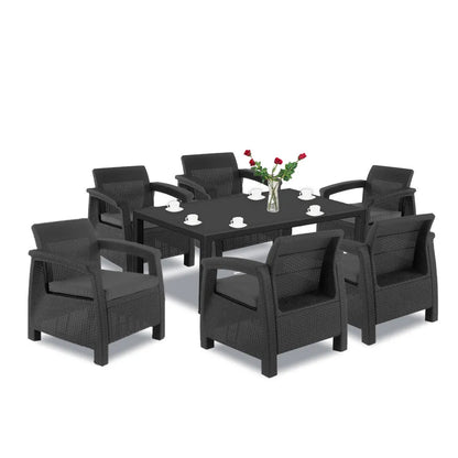 Set de mobilier de grădină Corfu Big Duo cu masă melodică