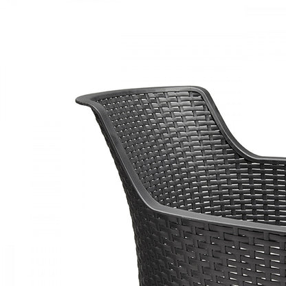 Set mobilier de grădină Evody 6+1, grafit
