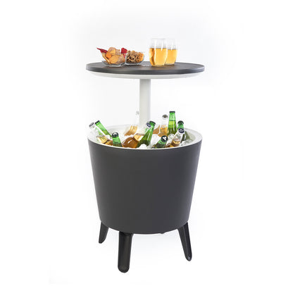 Articole de petrecere din plastic Cool Bar gri-alb