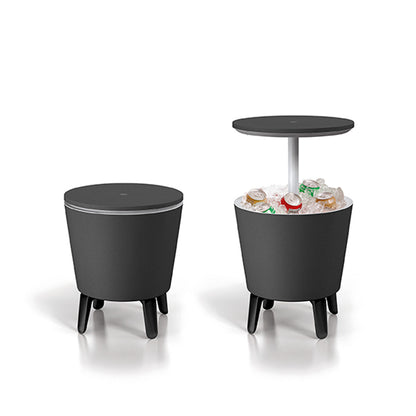 Articole de petrecere din plastic Cool Bar gri-alb