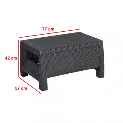 Set mobilier de grădină pentru balcon Corowa, grafit