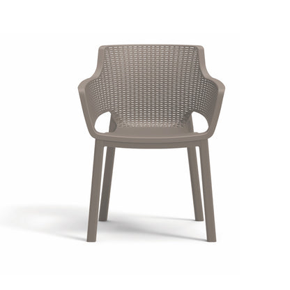Scaun de grădină din plastic Eva, model cappuccino